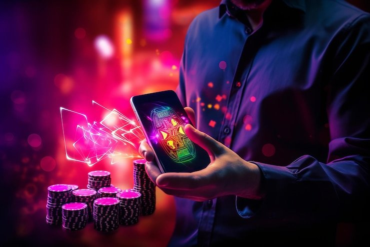Pengguna menikmati akses hiburan sports dan casino melalui smartphone Android